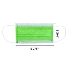 Colorful Disposable Mask For Adult Protective Mask Box Of 50-3 Layer Breathable Cup Disposable Mask With Elastic Ear Hooks, 5 Bright Colors(Pink/Yellow/Green/Orange/Purple), Soft And Comfortable Fit, Everyday Essentials, Vibrant Designs, Stable Wear - one-size - View 8
