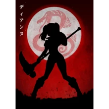 1 件日本动漫《七宗罪》帆布画儿童房客厅复古抽象艺术家居墙面装饰可选画框 - 彩色 - 查看 15