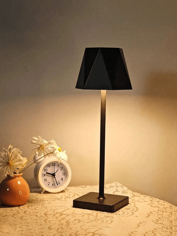 1pc Cordless Lamp, Rechargeable With Touch Sensor Control, 3-Color Dimmable, Suitable For Bedroom, Desk, Cafe, Bedside, Outdoor, Living Room