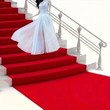 1pc Red Carpet Or White Carpet For Birthday Party, Christmas Celebration, Wedding, Store Opening, Exhibition, Stage, Aisle, One-Time Use, 2 Colors Available, Choose Required Size And Color - Multicolor - View 8