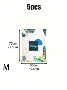 10个/1套收纳袋套装真空密封袋超大加厚透明真空袋被子真空压缩袋衣服收纳袋家居收纳节省空间可重复使用衣柜旅行床上用品 - 彩色 - 查看 19