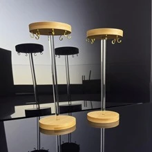 Soporte circular para exhibir collares, cadenas, joyería, pulseras, organizador de cuentas