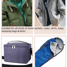 3 件 5 号树脂拉链（黑色和白色）- 多种长度（23.6 英寸、27.6 英寸、31.5 英寸）适用于缝纫、羽绒服、外套和服装 - 彩色 - 查看 4