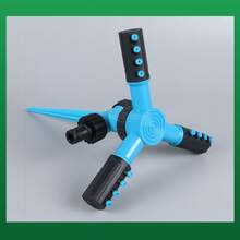 Garden Tools/Sprinkler,High Pressure Garden Spray Gun For Outdoor Watering - Adjustable Nozzle, Lightweight Plastic Design, Threaded Standard, Yellow And Green, Blue Handle, Easy To Grip, With Functions Such As Nozzle, Nursery Irrigation, Rotating Trident, Series Watering, Watering Garden Plants, Clearing Dust On Park Lawns - Multicolor - View 15
