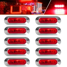 4 件装 LED 侧标志灯 - 防水镀铬，节能后指示灯，适用于卡车/轿车/巴士 - 4pcs - 查看 13