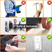 1pc Transparent Double-Sided Tape, Transparent Non-Fading Nano Bubble Glue, Strong Hook Double-Sided Tape