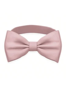 1 pezzo Fiocco regolabile di colore unito, Fiocco da uomo, adatto per feste e casual, pre-annodato, adatto per tutte le stagioni e matrimoni