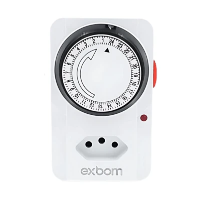 Timer Temporizador Digital Programável Tomada 10A Utilizado Para Automação de Piscina e Outros TMD-TB91A