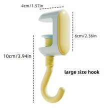 1 个可调节螺丝螺母挂钩，适用于不同厚度的桌子、背包、杯子、钥匙