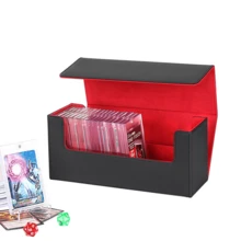 Homthy 600 Slots PU Leather Magnetic Commander Card Storage Box Suitable For MTG And Sports Cards - Multicolor - View 5