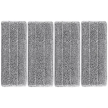 1/2/4 piezas de 13*4.7 pulgadas Reemplazo de la fregona de microfibra lavable, fregona para eliminar el polvo y almohadilla de limpieza de la cabeza de la fregona - Multicolor - Ver 7