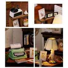 Mini House DIY Kit, Handicraft Model Miniature House Set, Ideal Handmade Gift For Birthday, Easter