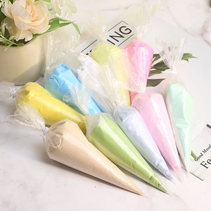 3包/6包0（随机颜色）奶油胶套装，鲜奶油胶，仿真假奶油胶，DIY解码奶油，适用于DIY工艺品和手机壳配件装饰（混合颜色，100毫升）