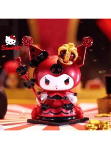 Sanrio [1pc Random]Sanrio Kuromi Poker Kingdom Series Blind Box - Cute Cartoon Figurine, Limited Edition Collectible Toy, Perfect For Birthday/Party/Christmas Gifts (Random Delivery, Desktop Decor)