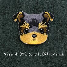 1 Peça Diversos Remendos Bordados Criativos de Moda em Estilo Cartoon, Acessórios de Aplicação a Ferro com Cabeça de Cachorro, Decorações DIY para Roupas, Adesivos - como foto - Visão 17