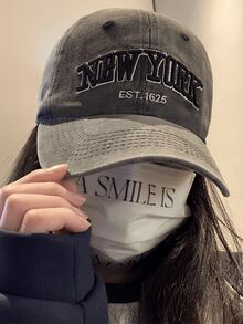 男女通用棒球帽，百搭复古水洗大头尺寸太阳帽，适合春夏季