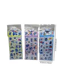 Disney 6pcs/9pcs Stitch DIY Decorative Stickers For Computer Desk And Mobile Phone