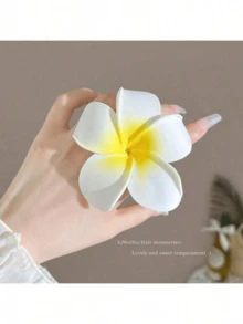 两个中号 6 厘米向日葵海边度假风格发夹发夹爪夹发夹发夹发夹发夹，海滩配饰 - 彩色 - 查看 5