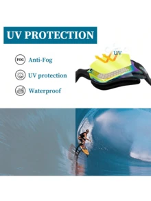 1 Set Adult Swimming Goggles - Fashion High-Definition Cool Waterproof Anti-Fog Swimming Goggles, Plus 1 Pair Waterproof Swimming Earplugs And 1 Swimming Nose Clip, Water Sports Accessories, Beach Essentials, Beach Accessories, Pool Float