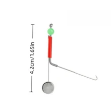 Fishing Tools > Fishing Line, Shrimp Hook, Shrimp Fishing Hook Line Set, Double Hook For River Shrimp, Grass Shrimp, Green Shrimp, Crawfish, Shrimp Fishing Equipment - Multicolor - View 8