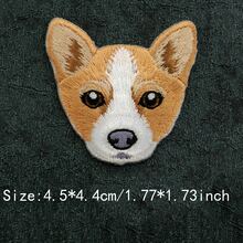 1 Peça Diversos Remendos Bordados Criativos de Moda em Estilo Cartoon, Acessórios de Aplicação a Ferro com Cabeça de Cachorro, Decorações DIY para Roupas, Adesivos - como foto - Visão 21