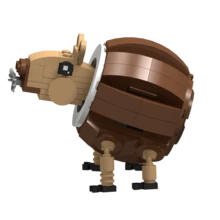 Tungtungtung Sahur, Bombardiro Crocodile, Tralalero Tralala, Lilililalila, Brr Brr Patapim, Shimpanzinni Bananini, Bombombini Guzini, AI Generated Animals, Abstract Animals, Wooden Building Block Figurines, Animal Wooden Blocks, Birthday Gift, Collectible Decor - Multicolor - View 24