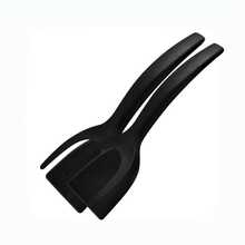 1pc Nylon Handle Flip Spatula - 2-In-1 Multifunctional Non-Stick Kitchen Spatula, Suitable For Frying Fish, French Toast, Omelets, Pancakes, Solves Flipping Issues - Multicolor - View 11