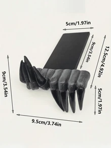 1pc, Devil's Hand Bookmark, American Thriller Personalized Funny Creative, Book Clipboard Flapper Bookcase Decoration, Resin Crafts Ornaments