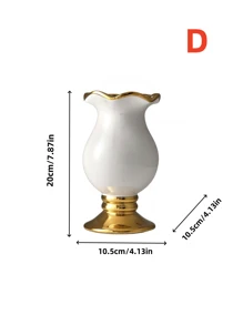 1PC Ceramic High-End Artistic Style Rose Vase Suitable For Placing Entrance Flower Vases, TV Cabinets Beautiful Decoration Vases, Office Desktop Beautiful Decoration Vases