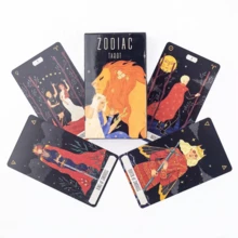 Zodiac Tarot Cards Prophecy Divination Deck Family Party Board Game Fortune Telling Game With Manual Zodiac Tarot