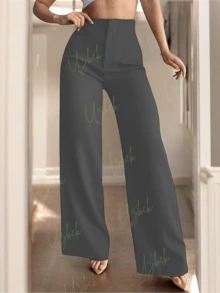 Women Pants - Dark Grey - View 2