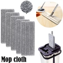 1/2/4 piezas de 13*4.7 pulgadas Reemplazo de la fregona de microfibra lavable, fregona para eliminar el polvo y almohadilla de limpieza de la cabeza de la fregona - Multicolor - Ver 6