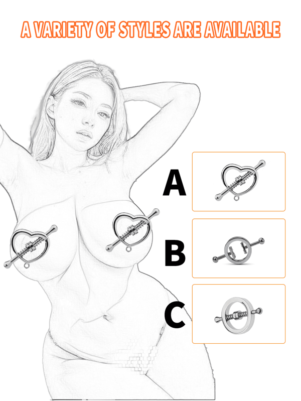 1 pièce/pince au mamelon, pince aux lèvres, pince au sein, jouet sexuel, coffret pour adulte - Convient aux couples et aux époux pour flirter - Cadeau de la Saint-Valentin