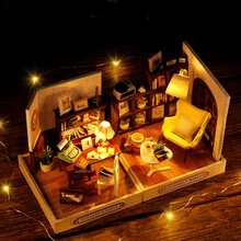 Mini House DIY Kit, Handicraft Model Miniature House Set, Ideal Handmade Gift For Birthday, Easter