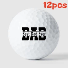 Ensemble personnalisé de 3/6/9/12 balles de golf édition limitée Fête des Pères, balles de golf édition limitée Fête des Pères, 6 options de design élégantes, haute qualité, double couche, durables, distance et précision améliorées, parfait pour les golfeurs, accessoires de golf. Personnalisé avec le nom, souvenir unique pour la Fête des Pères, l'anniversaire ou toute occasion. Le cadeau parfait pour les papas amateurs de golf qui apportent joie et amour à chaque partie. Profitez-en !
