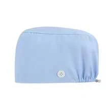 1 pièce Casquette de travail ajustable de couleur unie pour femmes/casquette d'infirmière, design réglable pour le printemps, l'été, l'automne et l'hiver, antibactérien et anti-poussière, convient au personnel médical comme les médecins, les infirmières et les travailleurs de nettoyage