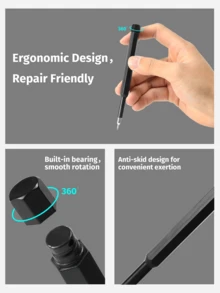 1 Pc 25-In-1 Precision Screwdriver Set, [Bearing Steel] Small Screwdriver Professional Magnetic Mini Repair Tool Kit For Phone, Computer, Watch, Laptop, Apple Laptop, Game Console, Eyeglass, Electronic, Tools For Men - Default - View 8