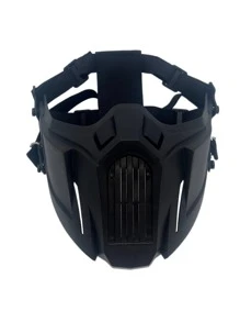 Tactical Half Face Mask Outdoor Hunting Paintball Protective Helmet Mask Cs Wargame Shooting Protection Mask