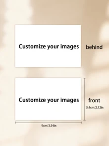 Custom Business Card Set - 200/500/1000 Pcs, Essential For Professional Networking And Distributors, Uncoated Paper, Includes "Business Card Template" Design, Reserving Space For Company Logo And Contact Info, Support Customization, Back To School Season ,Poetcore, School Essentials - Multicolor - View 11