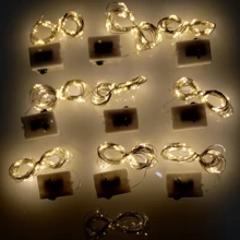 Fio De Fada 2M Com Luzes Led Fada Para Decoração De Casa e Natal Festa  Promoções (A10-16)