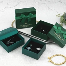 Caja de exhibición y almacenamiento de joyas, con diversos estilos de cajas de regalo, cajas de almacenamiento de joyas con moño, para guardar anillos, collares, pulseras, aretes, etc.