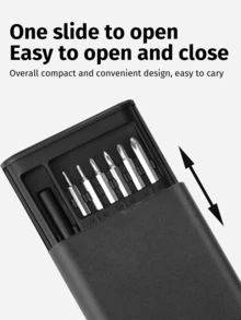 1 Pc 25-In-1 Precision Screwdriver Set, [Bearing Steel] Small Screwdriver Professional Magnetic Mini Repair Tool Kit For Phone, Computer, Watch, Laptop, Game Console, Eyeglass, Electronic - Multicolor - View 6