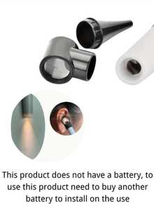 1PC Mini Otoscope Without Battery, Medical Otoscope Portable Ear Monitor, LED Light, Battery-Free, Medical Diagnostic Tools, Health And Household Items. If You Want To Use This Product, You Will Need To Purchase A Separate Battery To Install. The Size Of The Entry Into The Ear Is 0.2in,School,Back To School,Travel,Travel Essentials,Home Essentials,Ear Cleaner - Multicolor - View 8