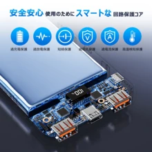 ZZU 移动电源适合夏季假期户外旅行/露营和紧急备用移动电源礼物送给家人、朋友、生日电量显示、便携式充电器