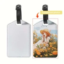1/5/10/20/40pcs Personalized Customized Luggage Tags, Customizable With Patterns, Names, Photos, Best Travel Tool To Prevent Loss, Unique Luggage Tags