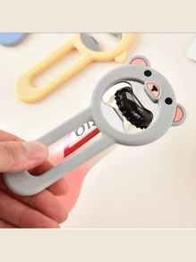 In Stock, Cute Cartoon Magnetic Soda Opener, Home Use, Handheld, Portable Opener, Bottle Opener, Refrigerator Magnet, Beer Opener, Stainless Steel Can Opener, Silicone Opener, Magnetic Refrigerator Magnet