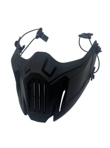 Tactical Half Face Mask Outdoor Hunting Paintball Protective Helmet Mask Cs Wargame Shooting Protection Mask
