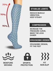 3 Pairs Compression Socks Women Best Rated Long Leg Socks Calf Socks For Men & Women Spring, Summer And Autumn Sports Outdoor Running