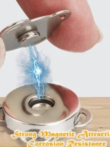 Handgenähter Magnetverschluss mit Pflaumenblüten-Motiv, Magnetverschluss für Tasche/Mantel/Geldbörse zum Selbermachen, unsichtbarer Druckknopf, Magnetdruckknopf, unsichtbarer Metallknopf zum Nähen, Verschlussclip, geeignet für Geldbörsen, Taschen, Kleidung, Basteleien, DIY-Accessoires