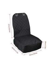 1pc Pet Car Seat Cover, Waterproof, Scratch-Resistant, Non-Slip Car Seat Protector Made Of 600D Oxford Cloth + 210D Oxford Cloth + Anti-Slip Mesh, Protects Your Car Seats